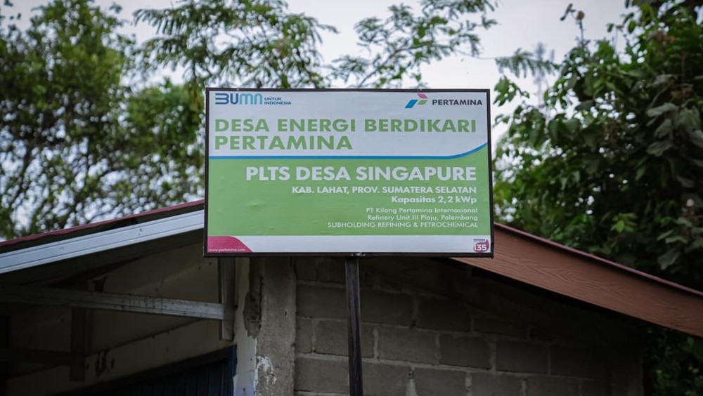 Desa Terang Benderang Berkat Pertamina!