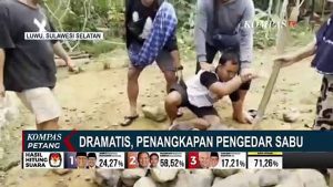 Aksi Kejar-kejaran Polisi dan Pengedar Sabu!