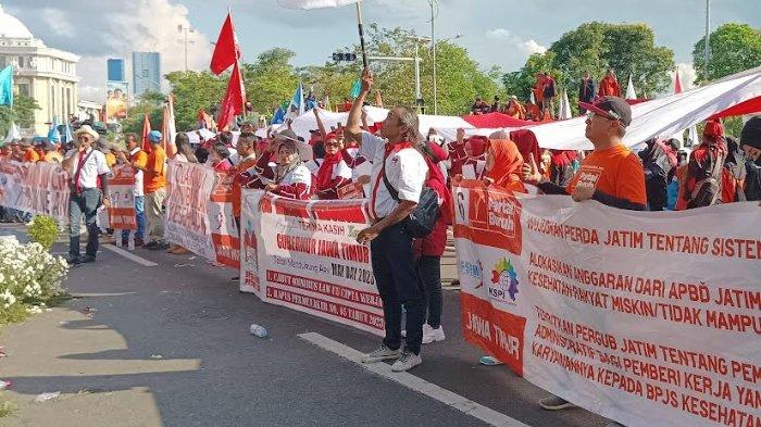 Demo Buruh Sumsel: Tunggu Keputusan Gubernur!